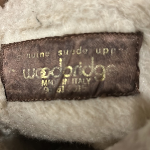 Woodbridge Vintage brown suede leather winter boots Womens 7 - Picture 11 of 15